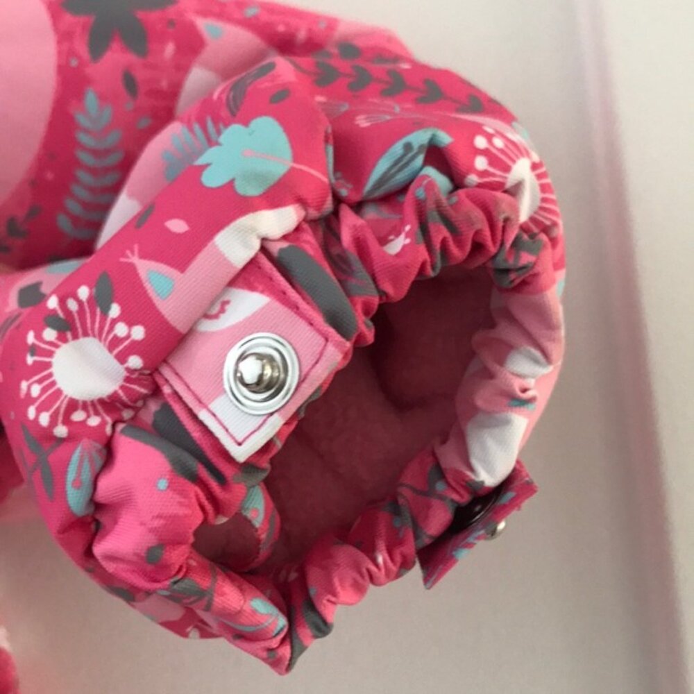 18M OshKosh Toddler Baby Girl Pink Bunting Snowsuit One Piece - Picture 8 of 11
